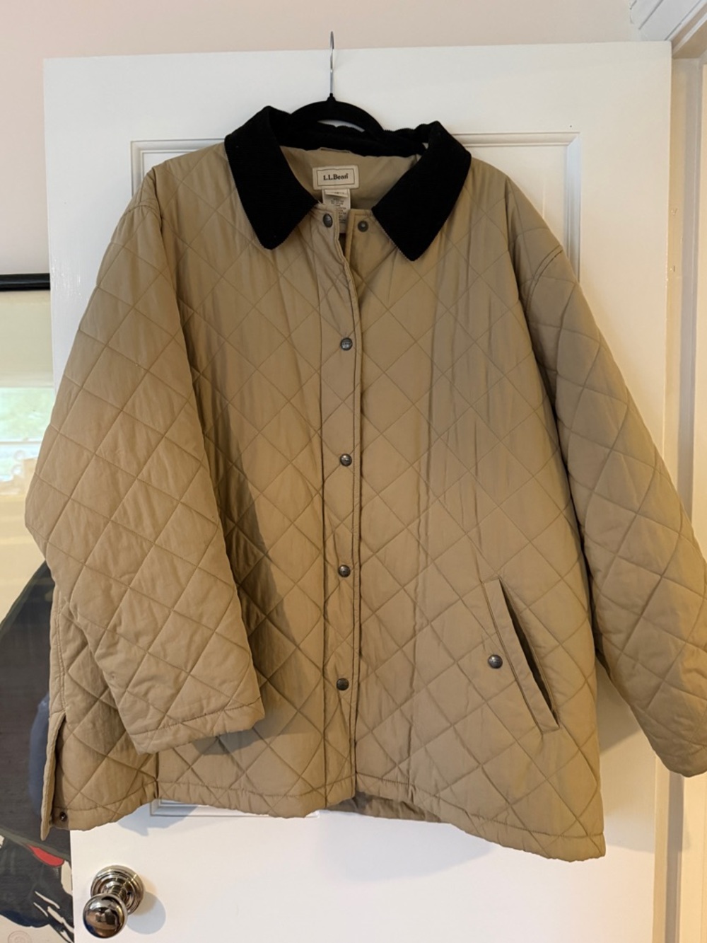 Vintage 90s L Bean quilter barn coat plus size